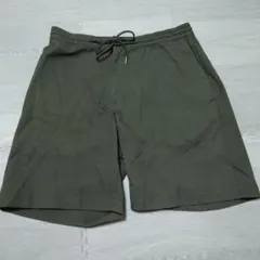 【夏に向けて☆】ナノ・ユニバース　オリーブ コットン ショートパンツ　XLのサムネイル