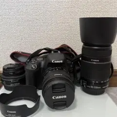 Canon EOS 9000D ダブルズームキット 本体 レンズ3個付き - メルカリ Canon EOS 9000D ダブルズームキット 本体レンズ3個付き