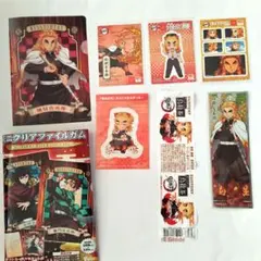 鬼滅の刃　煉獄杏寿郎　ミニクリアファイル　ステッカー