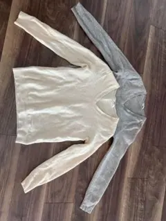 UNIQLO 長袖ニット セーター 2色セット M/S カシミヤ