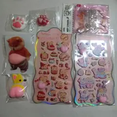 柴犬　ぷにぷに　シール　お腹　お尻　シリコン　おしりシール　くま　肉球　コーギー