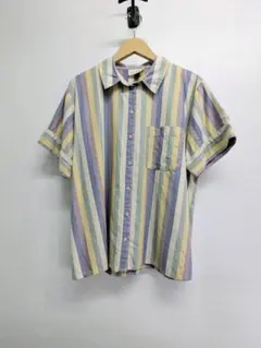 Multi Stripe Short Sleeve Shirt