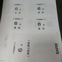 2026年最新】サピックス 6年 テストの人気アイテム - メルカリ