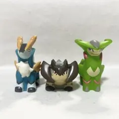 ポケモンキッズ 指人形 ソフビ コバルオン テラキオン ビリジオン