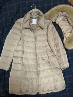 BABYLONE ダウンコート 38 キャメル