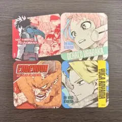 僕のヒーローアカデミア アートコースター 4枚セット