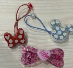 ミニー　ミッキー　ヘアゴム　ヘアピン　ヘアクリップ　アクセサリー　3点セット