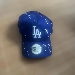 New Era 青 ペイントスプラッター キャップ