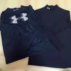 UNDER ARMOUR アンダーシャツ /HEART GEAR　　　黒 YLG