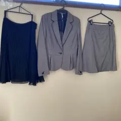 セール ジャケット 2スカート 11号 千鳥格子