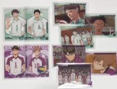 ハイキュー‼︎ クリアカードコレクションガム5 クリカ 青葉城西 白鳥沢