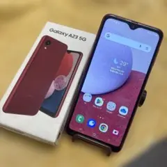 Galaxy A23 5G レッド 54GB UQSIMフリー