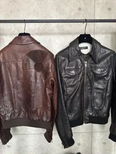 ゴールデングース　サークルレザーブルゾン　ジャケット