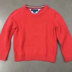 TOMMY HILFIGER 赤 トレーナー 3T/B