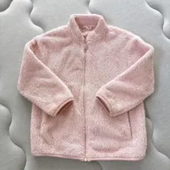 ユニクロ フリースジャケット 100cm ピンク UNIQLO アウター
