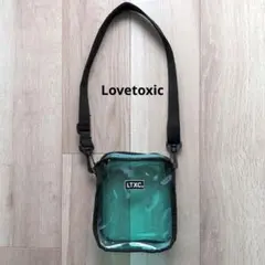 ラブトキシック(Lovetoxic)クリアショルダーバッグ　グリーンのサムネイル