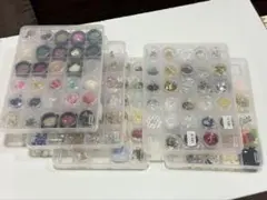 ネイルパーツセット 5箱　収納ケース付き