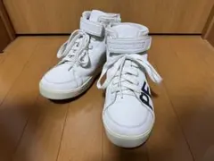 PEARLY GATES ホワイト ハイカットスニーカー