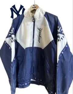 【大幅値下げ】90s Yankees ナイロンジャケット ヴィンテージMLB