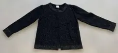 baby GAP カーディガン 100cm ブラック ラメ