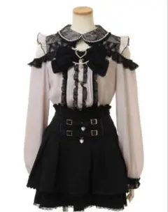 リズリサ　BIGリボンオープンショルダーブラウス