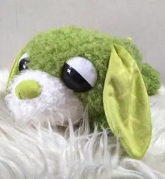 お茶犬　寝そべり ぬいぐるみ マスコット 約37cm