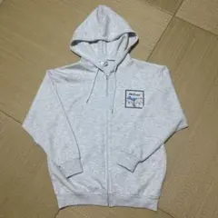 【美品】Lサイズちいかわ ジップアップパーカー グレー