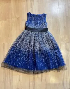 キャサリンコテージ　ドレス ワンピース　青　120 送料込