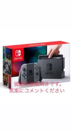 Nintendo Switch グレー　24/12