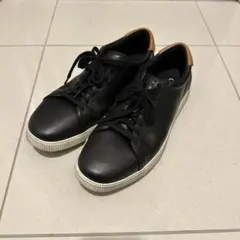 COLE HAAN ブラックレザー スニーカー