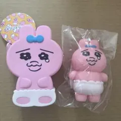 おぱんちゅうさぎ　ミニソフビ　シリコンポーチ