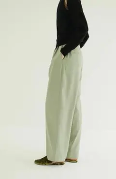 CLANE クラネ　Basic tuck pants ベーシックタックパンツ