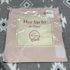 herlipto トート　HLT Ice Cream Tote pink 新品