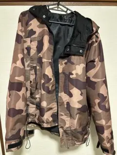 ZIP FIVE カモフラージュ マウンテンパーカー XL