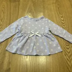 アプレレクール　トップス　花柄ラベンダー 2歳用　90