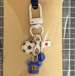 571 サッカー 日本代表応援 キーホルダー ユニフォーム 背番号13のサムネイル