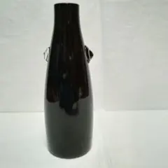 ガラス瓶　瓶　花瓶　黒　ガラスボトル　ボトル　置物　インテリア　カフェ　飾り