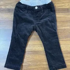 西松屋　黒パンツ 80