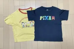 UNIQLO ユニクロ　ピクサー＆スヌーピー Tシャツ 2枚セット