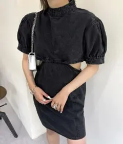 WHO'S WHO gallery ミニワンピース 半袖