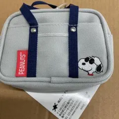 新品未開封　スヌーピー スクールバッグポーチ SNOOPY ミニバッグ