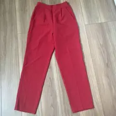 赤 パンツ レディース