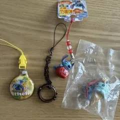 No.20 スティッチ キーホルダー　ストラップ セット