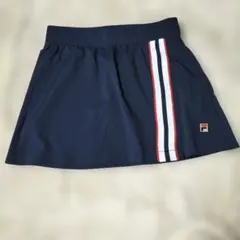 FILA テニススカート ネイビー ストライプ