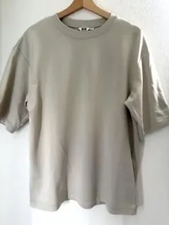 ベージュ エアリズム　半袖Tシャツ