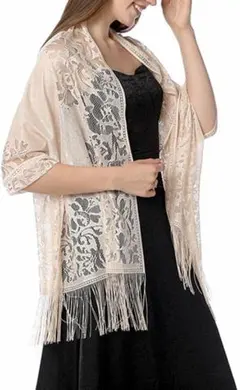 ストール ショール 大判 フォーマル 羽織り ドレス レース プレゼント G1