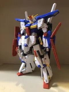 初回特典付き、PG 1/60 Zガンダム 素組み完成品、パーツ、説明書、箱