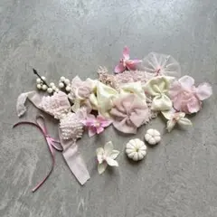 七五三 七五三髪飾り 753ヘッドドレス 優しいWhite&pink 161 - メルカリ