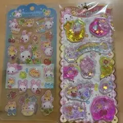 m*☆様 フワフワらびちゃんシールセット