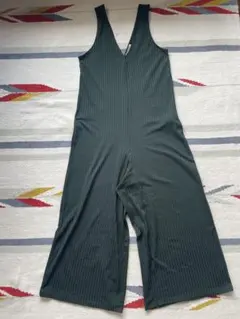ZARA TRF サロペット オールインワン 深緑 Sのサムネイル